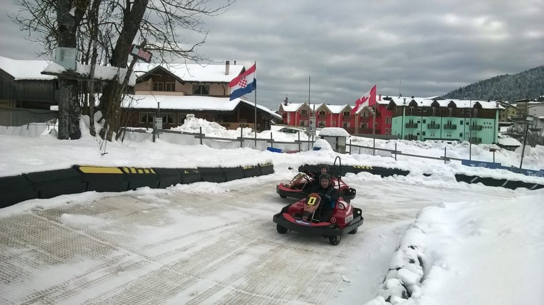 Ice racing Kart di Andalo Il Trentino dei Bambini