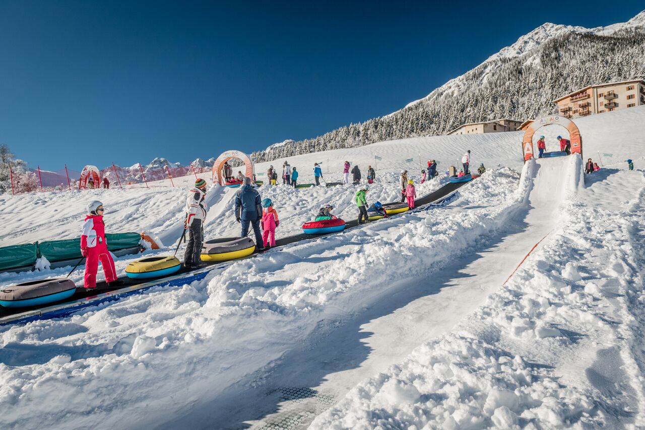 Pista da snow tubing