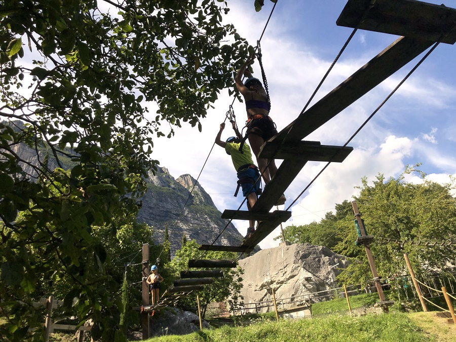 Elias park uno dei parchi avventura del Trentino