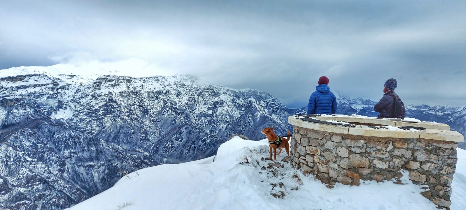 Vista dalla cima del Monte Zugna