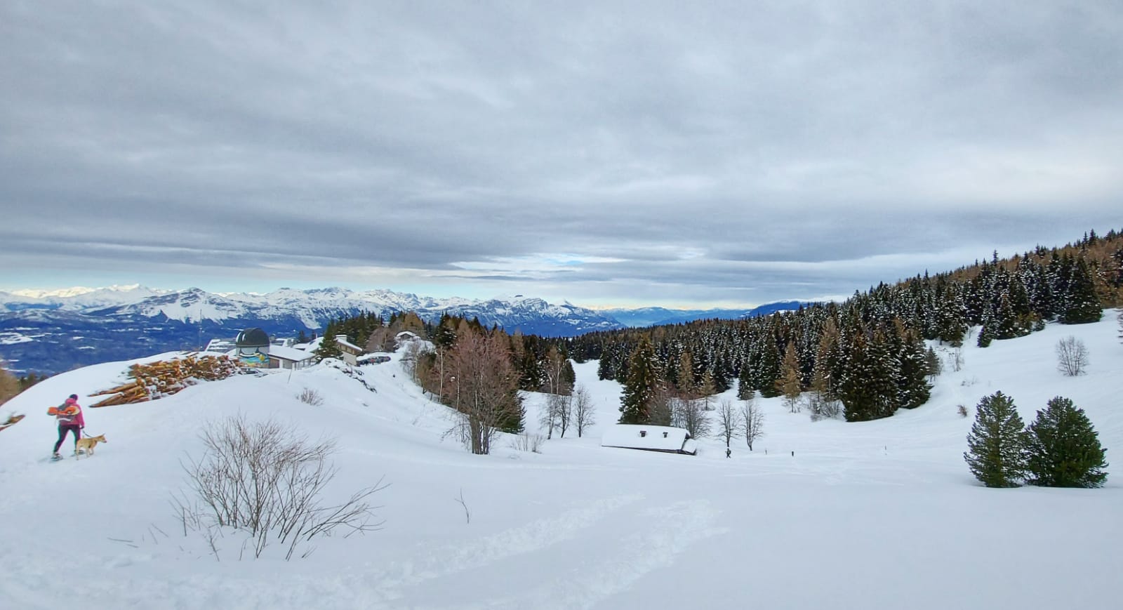 CIma del Monte Zugna in inverno