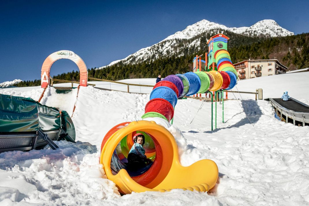Trentino, parchi gioco sulla neve - Il Trentino dei Bambini