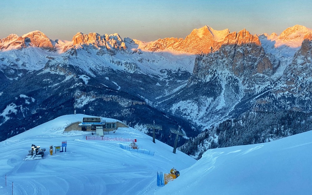 Buffaure-Trentino-ski-sunrise