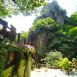 Appena varcata la soglia del Parco Grotta Cascata Varone vi accoglierà un piccolo giardino zen.