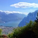 Vista sul Lago di Garda dalla terrazza del Rifugio San Pietro