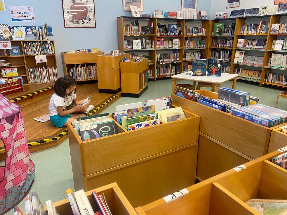 La biblioteca di Ala ha ampi spazi dedicati ai bambini