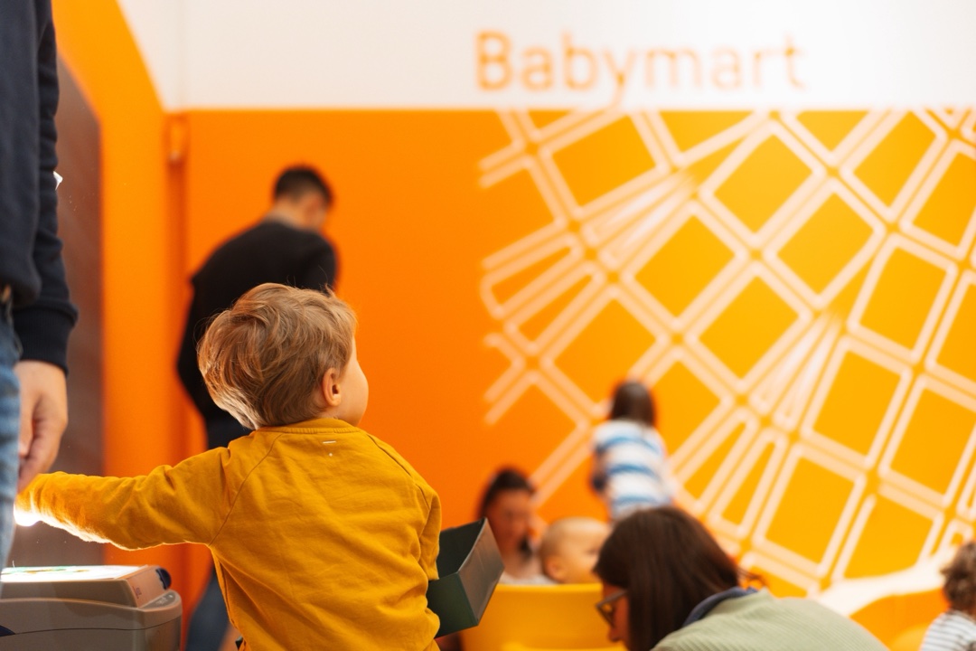 Baby Mart è uno spazio per bambini interno al museo 