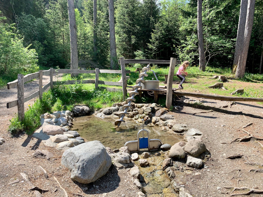 parco con giochi d'acqua