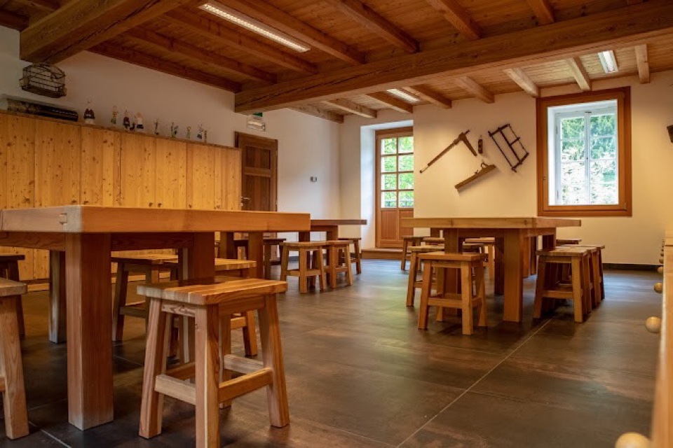 All'interno di Villa Santi gli spazi per le lezioni dei camp in lingua non mancano mai.