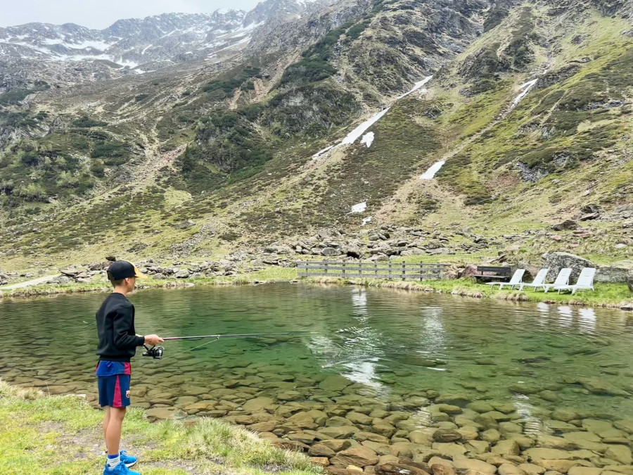 laghetto per la pesca Malga Aglsbodenalm